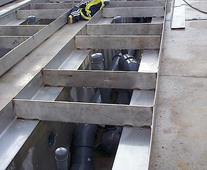 Stainless Steel pavement slab support