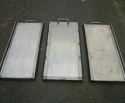 stainless trays